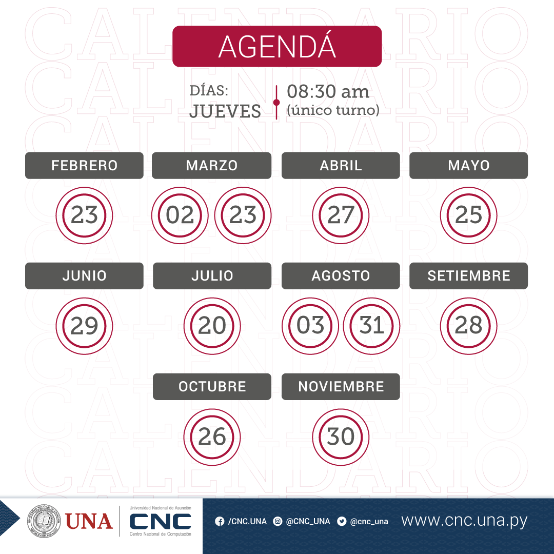 Fechas de Exámenes