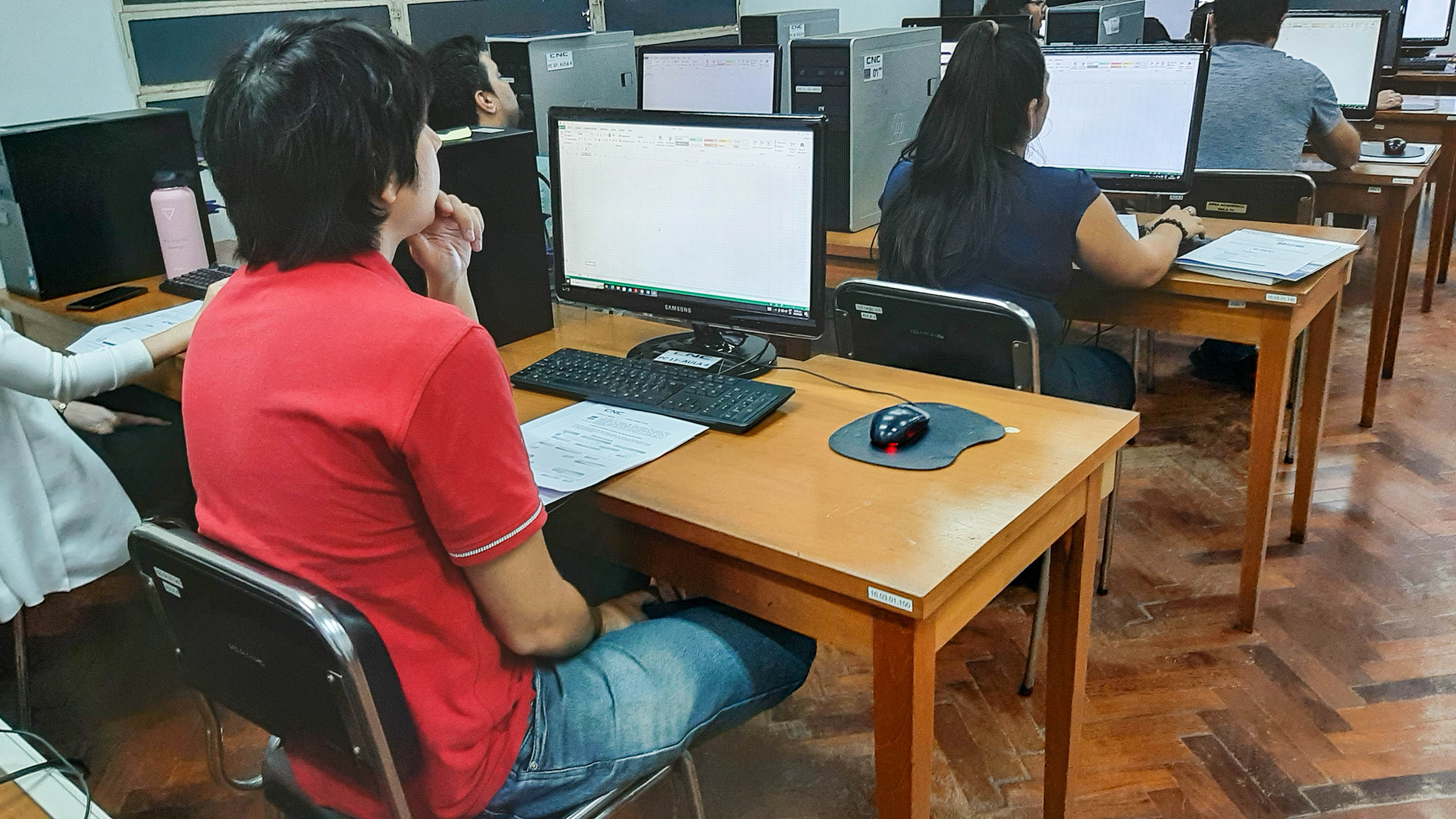 Foto CNC-UNA: Inicio de curso Ms. Excel, capacitación a funcionarios del Rectorado, UNA.