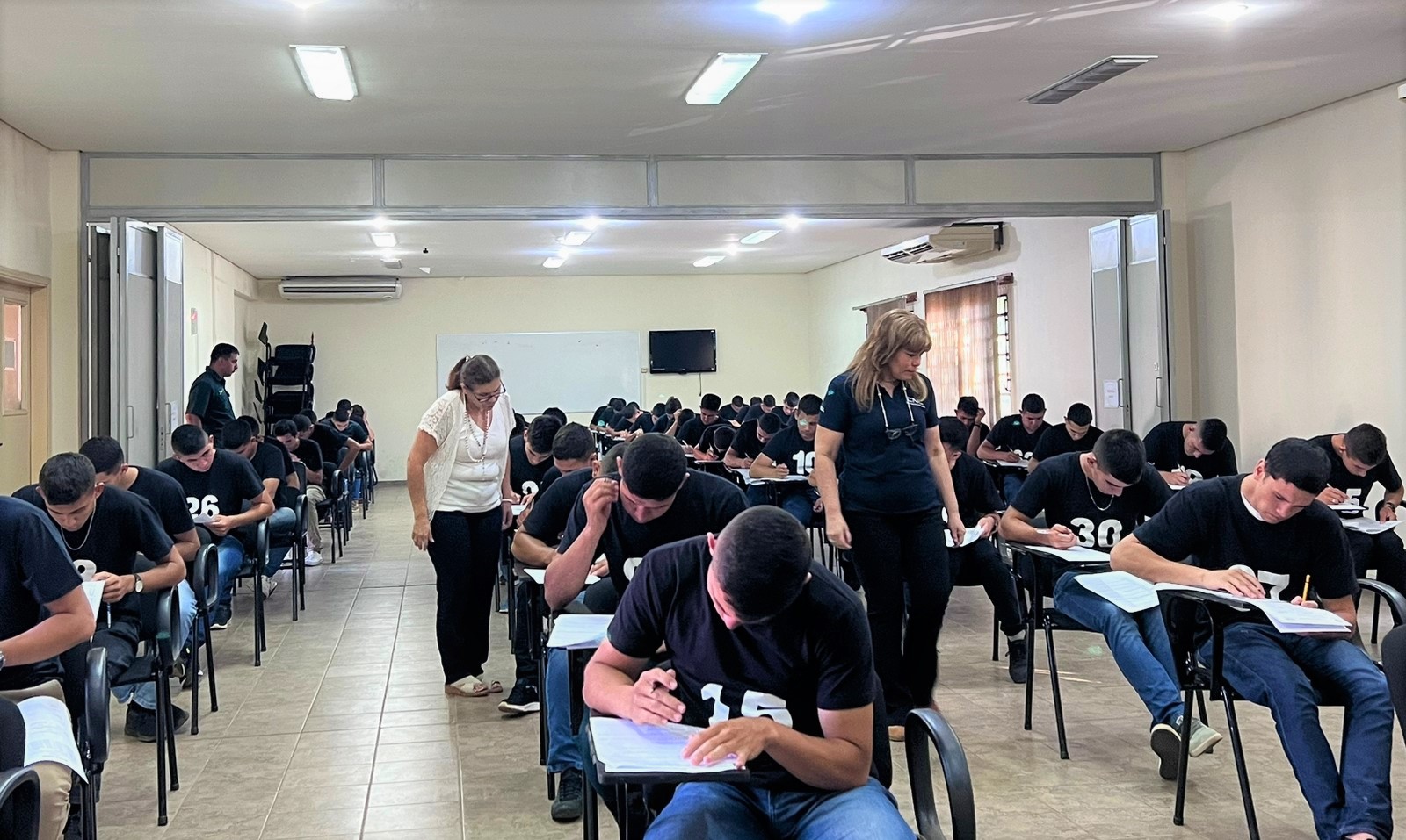 Exámenes de admisión. Foto: Servicios Académicos, CNC-UNA.