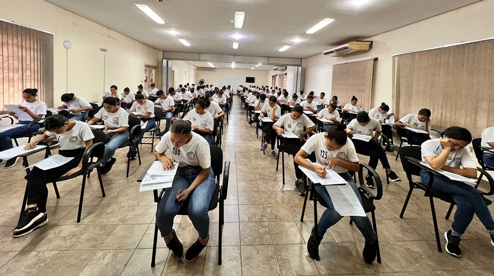 Exámenes de admisión. Foto: Servicios Académicos, CNC-UNA.